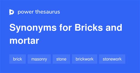 mortar synonyms|MORTAR .